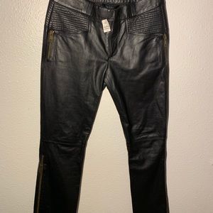 Gucci women’s leather pants